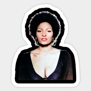 Pam Grier Potrait Sticker